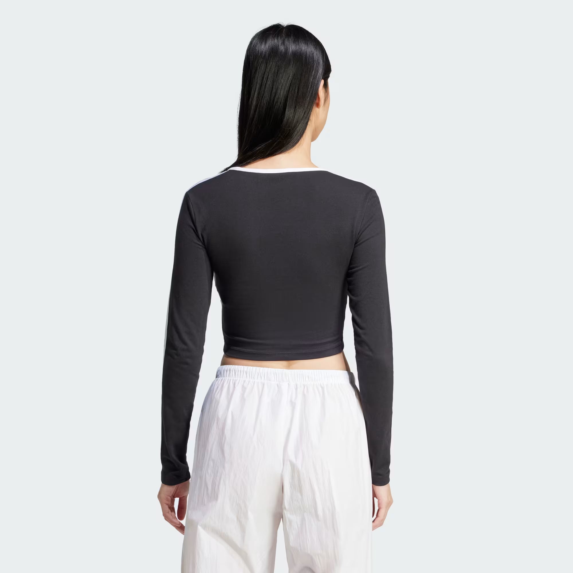 Tee Shirt Crop Manches Longues Femme Originals