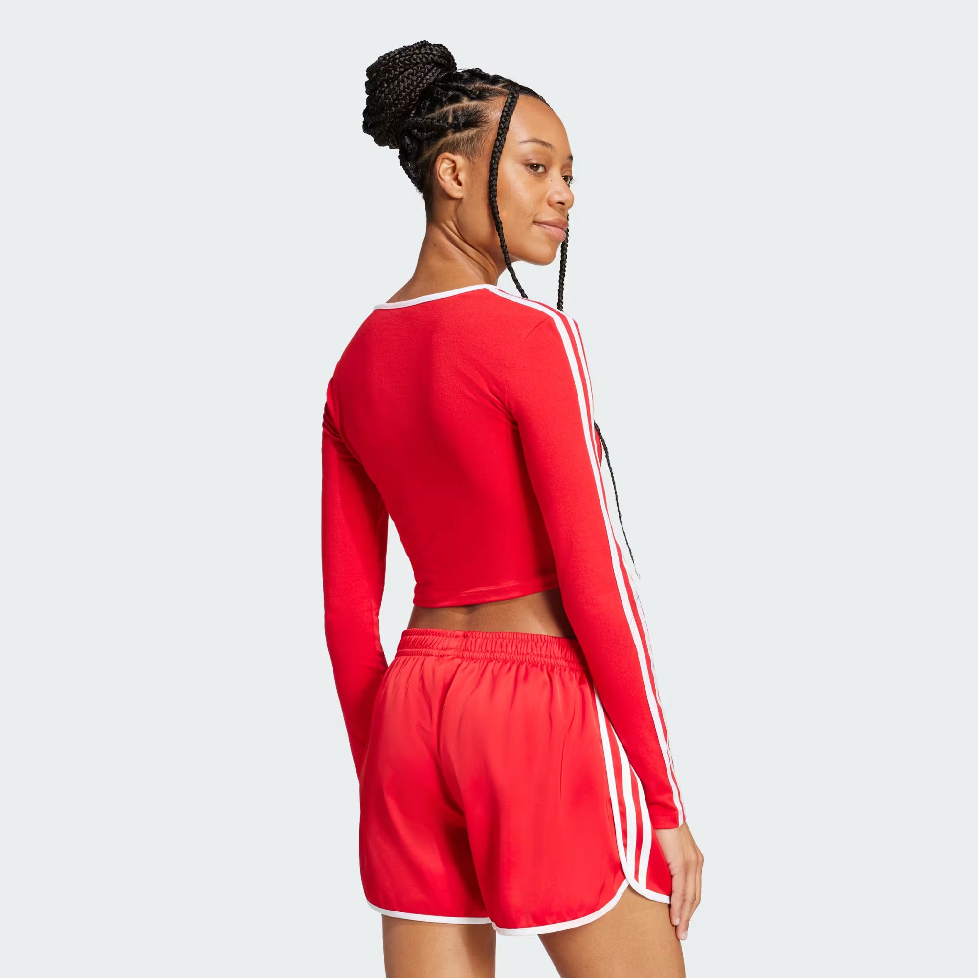 Tee Shirt Crop Manches Longues Femme Originals